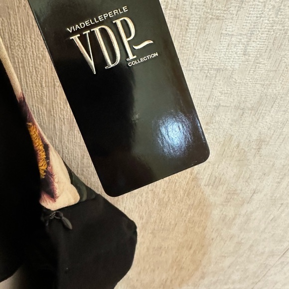 VDP ITALY DRESS FITTED MIDI LENTH DETAILED ZIPPERS ON SHOULDER - Picture 6 of 6